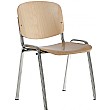 Swift Chrome Frame Wooden Conference Chair (4 Pack