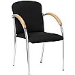 Brewster Chrome Frame Visitor Chair (Pack of 4)