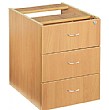 NEXT DAY Basics 3 Drawer Fixed Pedestals