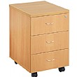 Basics Mobile 3 Drawer Pedestal