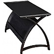 Spectrum Real Wood Veneer Rectangular Desk Black A