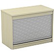 Accolade Vertical Tambour Desk High Cupboards