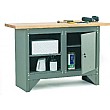 Cupboard & Shelved Workstation