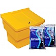 100 Litre Grit Bin & Rock Salt Bundle