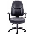 Panther II 24 Hour Leather Faced Manager Chair