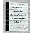 Magnetic Glass Drywipe Weekly Planner