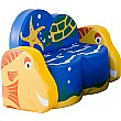 Under The Sea Turtle 2 Seat Sofa With Arms