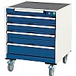 Bott Cubio Mobile Drawer Cabinets - 650mm Wide x 7