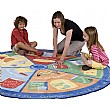 Balanced Diet Nutrition Carpet