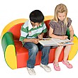 Block Colour Childrens 3 Seat