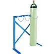 Single Sided Floor Fixed Cylinder Rack