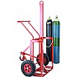 Double Cylinder Lifting Trolley