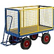 Medium Turntable Truck with Mesh Cage Supports