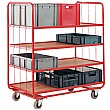 Red Container Shelf Trolley