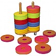 24 Donut Floor Cushions & Trolley