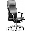 Capital Executive High Back Black Leather Chair