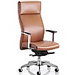 Capital Executive High Back Tan Leather Chair