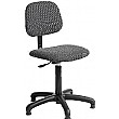 Upholstered Operator Chair With Glides