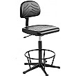 Polyurethane Operator Chair With Footring