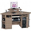Zumba Computer Workstation Sawn Oak