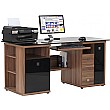 Savannah Computer Desk Walnut