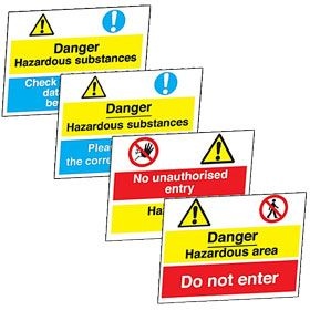 CoSHH Signs