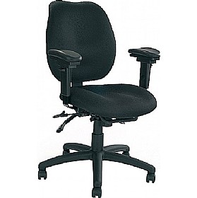 24 Hour Ergonomic Medium Back Operator Chair