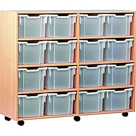 16 Tray Extra Deep Mobile Storage