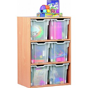 6 Tray Jumbo Static Storage