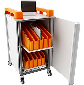 LapCabby Mini 20V- 20 Laptop Vertical Store and Charging Trolley