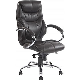 Geneva Leather Faced Manager Chair