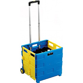 Blue & Yellow Folding Box Truck