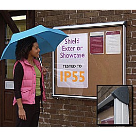 Shield Exterior Wall Mounted Showcases