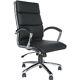 Formosa Enviro Leather Chair Black
