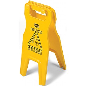 Numatic Wet Floor Sign With Tray Fix Hooks 629044