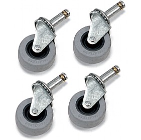 Numatic Set Of 4 50mm Grey Tyred Castors 628485