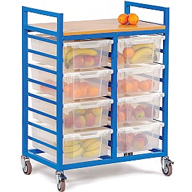 Fruit Trolley With 8 Deep Trays