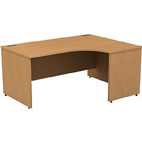 Alpha Plus Panel End Ergonomic Desk
