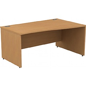Alpha Plus Panel End Wave Desk