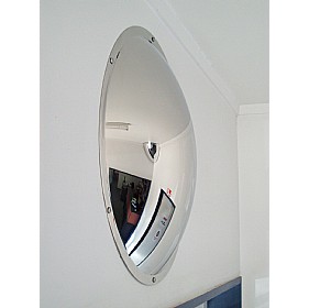 Anti Vandal Stainless Steel Subway Mirror