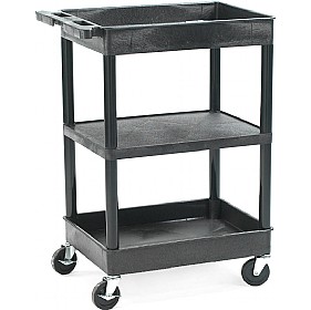 Super Strong 3 Shelf Service Trolley