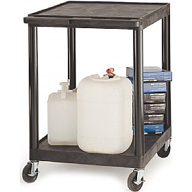 2 Shelf Super Strong Service Trolley