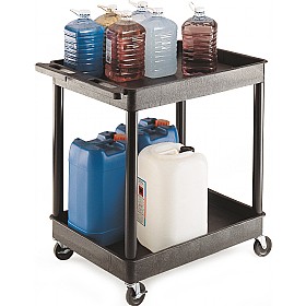 2 Shelf Super Strong Service Trolley