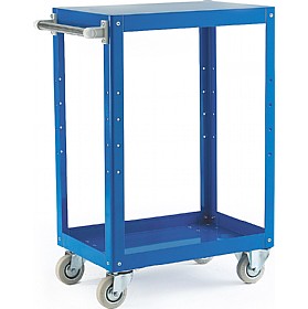 2 Shelf Reversible Tray / Shelf Trolleys