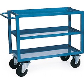 3 Shelf Heavy Duty Tray Trolleys