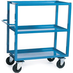 3 Shelf Heavy Duty Tray Trolleys