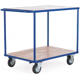 High Capacity 2 Shelf Budget Trolley