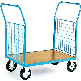 Two Mesh Ends Platform Truck