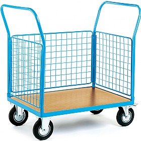 3 Mesh Sides Platform Trucks