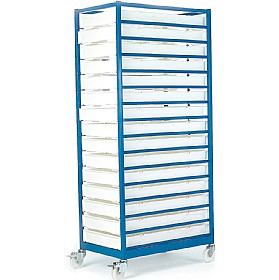 15 Tray Mobile Rack